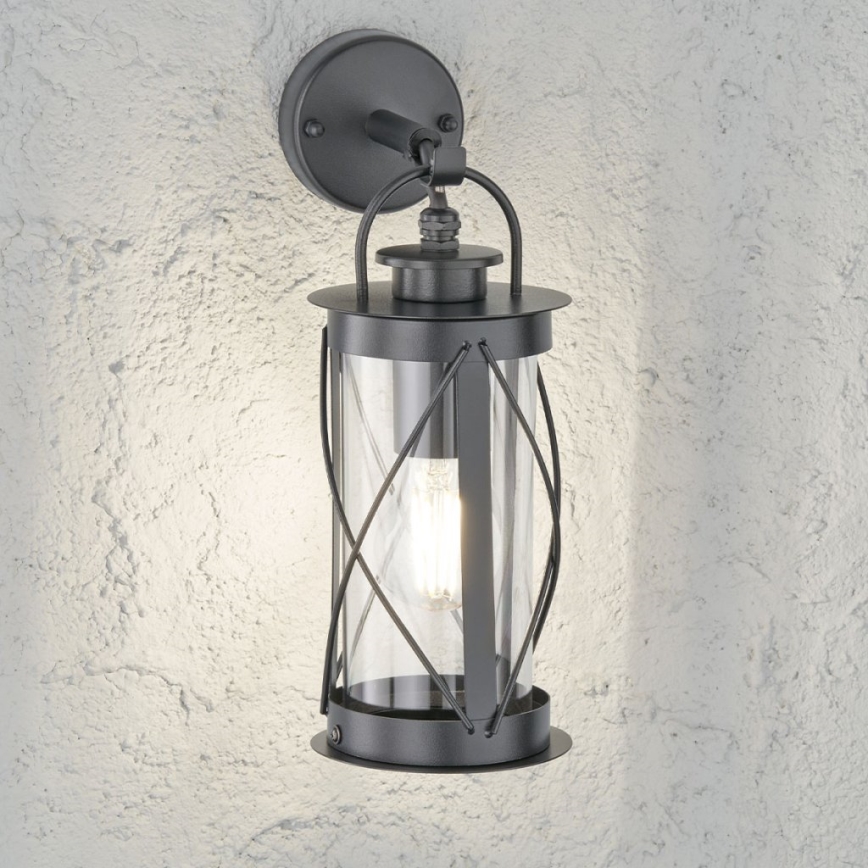 Wofi 12238 - Outdoor wall light DELIAN 1xE27/10W/230V IP54