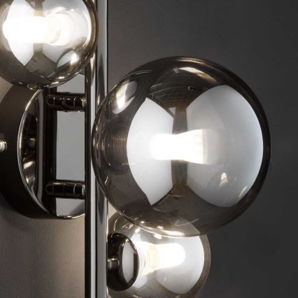 Wofi 4014.03.24.9000 - LED Wall light VILLA 3xG9/3W/230V black/shiny chrome
