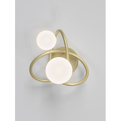 Wofi 4014-201 - LED Wall light NANCY 2xG9/3,5W/230V gold/white