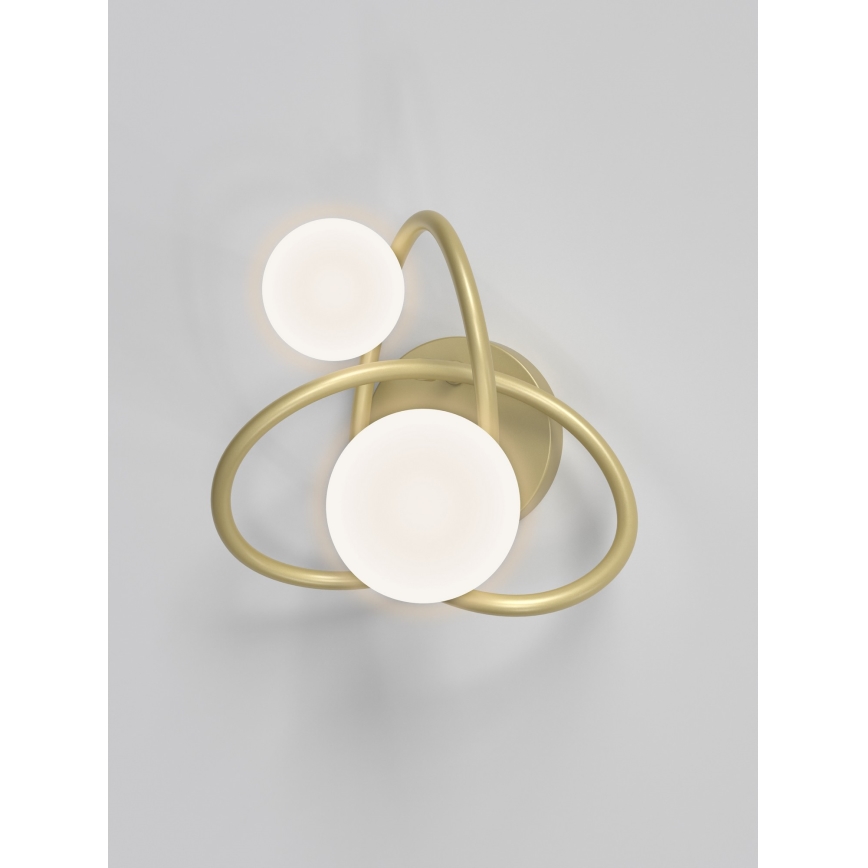 Wofi 4014-201 - LED Wall light NANCY 2xG9/3,5W/230V gold/white