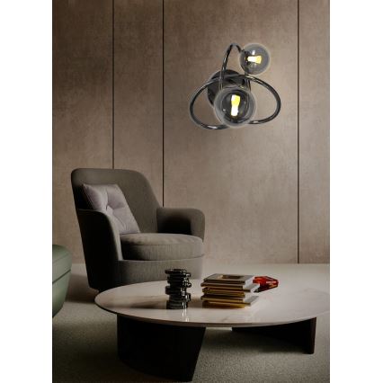Wofi 4014-205 - LED Wall light NANCY 2xG9/3,5W/230V black/shiny chrome