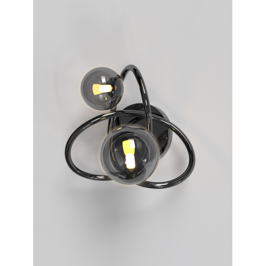 Wofi 4014-205 - LED Wall light NANCY 2xG9/3,5W/230V black/shiny chrome