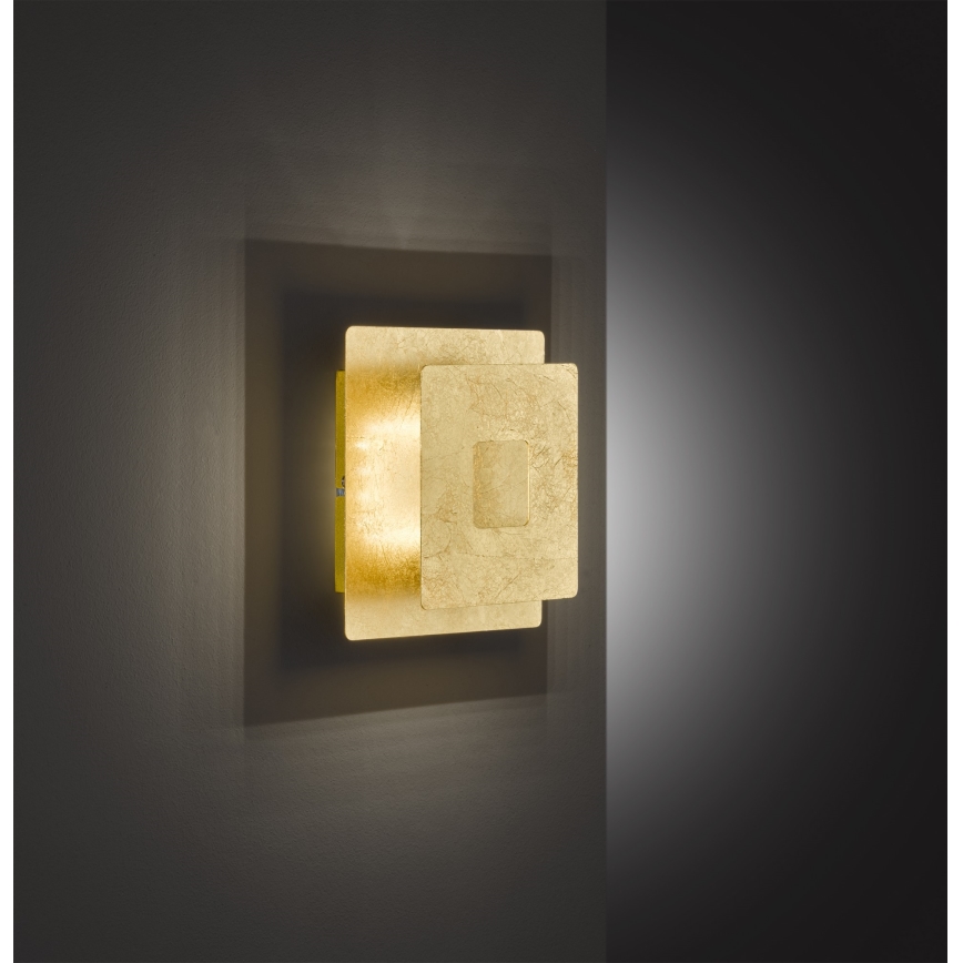 Wofi 4048-201Q - LED Wall light BAYONNE LED/6,5W/230V gold