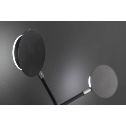 Wofi 446604109000 - LED Wall light BELIZE 4xLED/5W/230V 3000K black