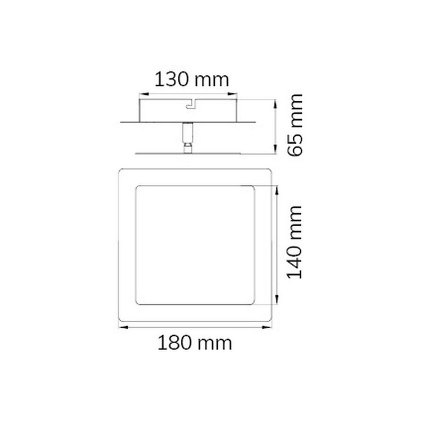 Wofi 451401709000 - LED Wall light FEY LED/8W/230V matte chrome