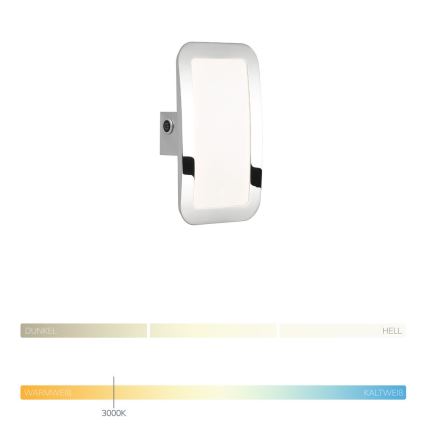 Wofi 4526.01.01.6000 - LED Dimmable wall light SAGA LED/8W/230V