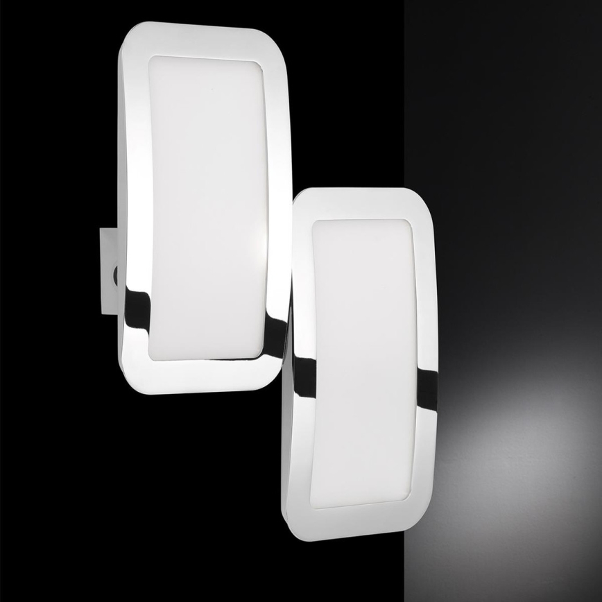 Wofi 4526.02.01.6000 - SET 2x LED Dimmable wall light SAGA LED/8W/230V