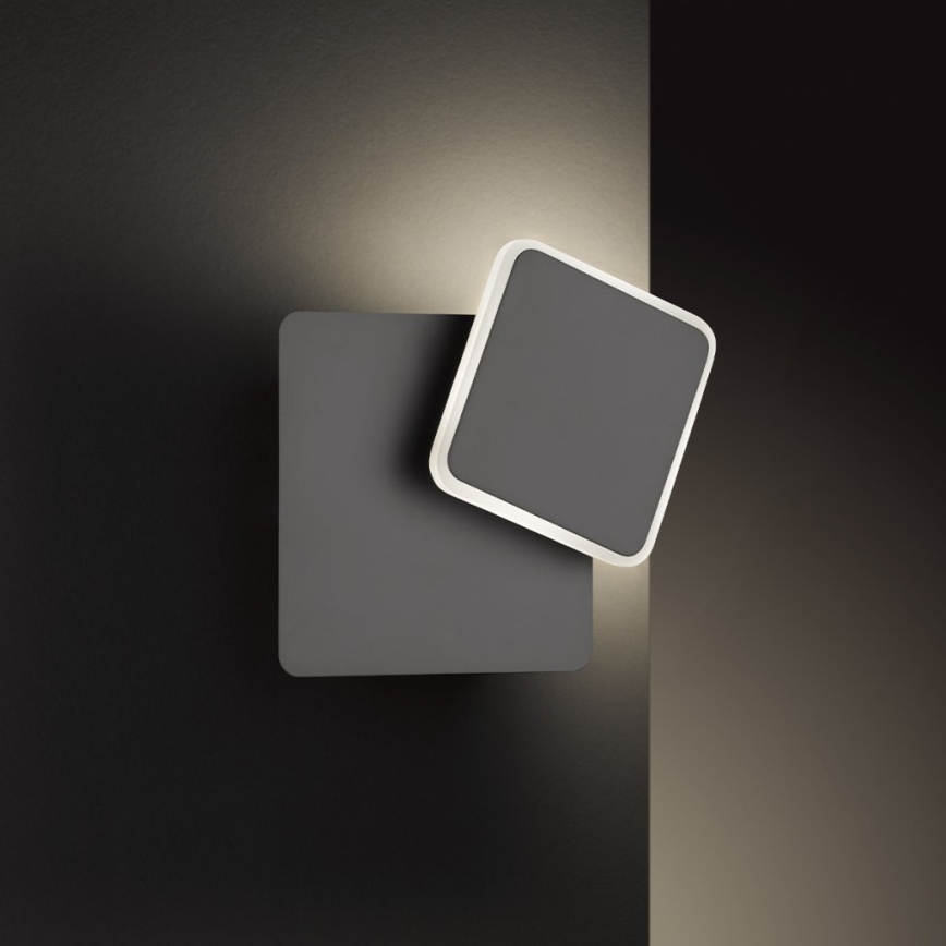 Wofi 4785.01.10.9000 - LED Wall light SUTTER LED/4,5W/230V 3000K black