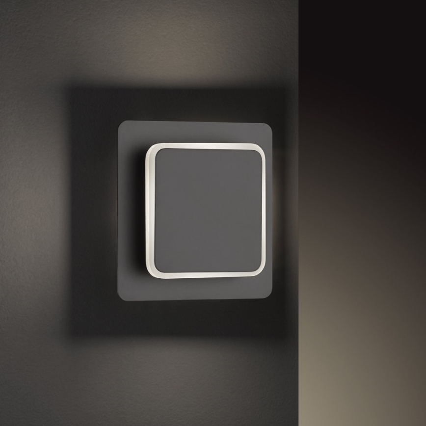 Wofi 4785.01.10.9000 - LED Wall light SUTTER LED/4,5W/230V 3000K black