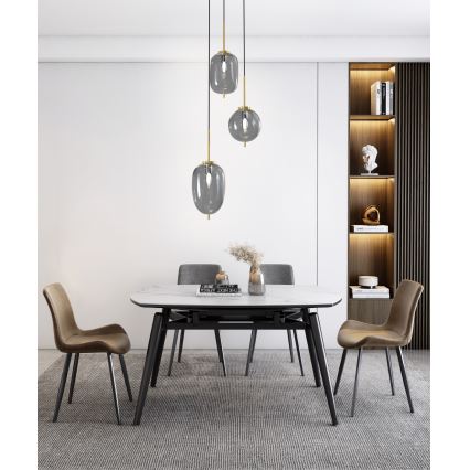 Wofi 5007-302 - Chandelier on a string BELLEVILLE 3xE14/40W/230V black/gold