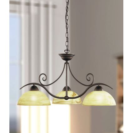 Wofi 5128.03.09.0000 - Chandelier on a chain LACCHINO 3xE27/60W/230V