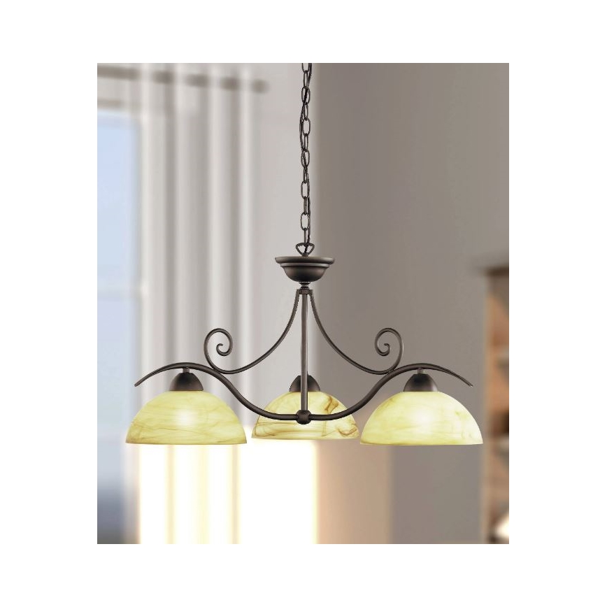 Wofi 5128.03.09.0000 - Chandelier on a chain LACCHINO 3xE27/60W/230V