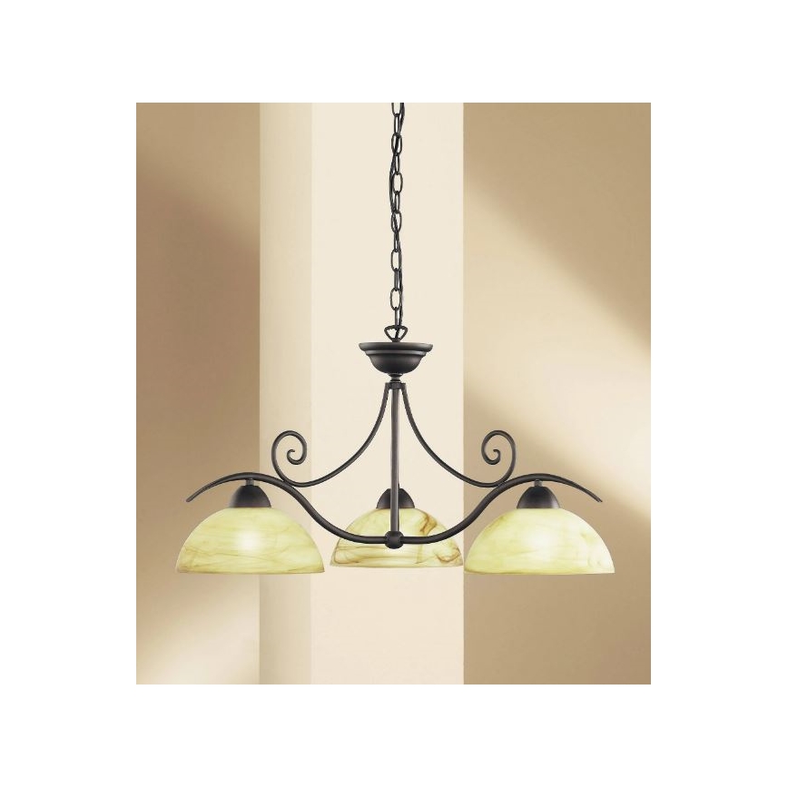 Wofi 5128.03.09.0000 - Chandelier on a chain LACCHINO 3xE27/60W/230V