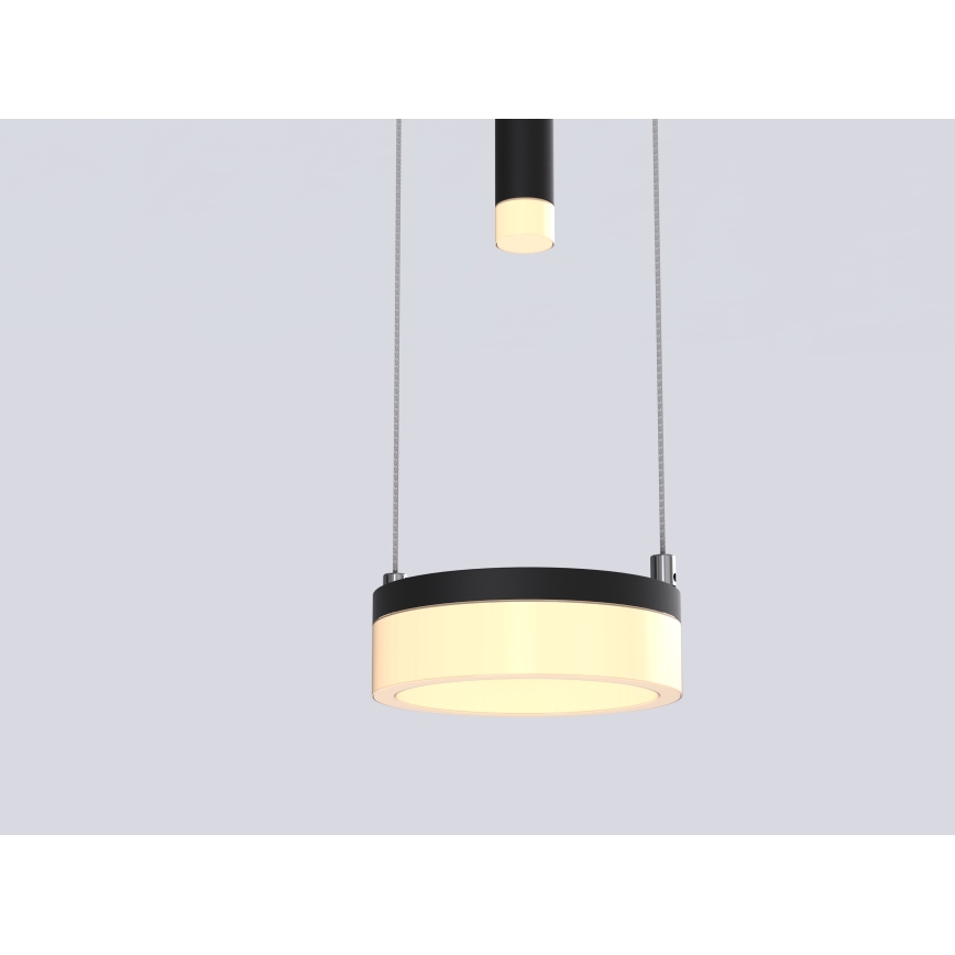 Wofi 6054-502 - LED Dimmable chandelier on a string JESSE LED/21W/230V black