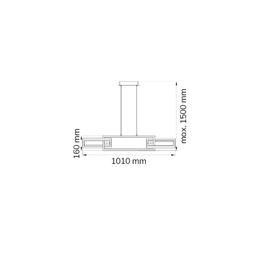 Wofi 6133.03.64.9000 - LED Dimmable chandelier on a string MURIEL LED/26W/230V