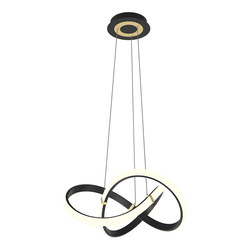 Wofi 6134-104 - LED Dimmable chandelier on a string INDIGO LED/44W/230V black/gold