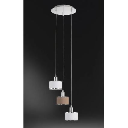 Wofi 619903019000 - Chandelier on a string CIARA 3xE14/28W/230V