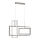 Wofi 6531.03.64.8000 - LED Dimmable chandelier on a string VISO LED/87W/230V