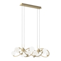 Wofi 7014-1401 - LED Chandelier on a string NANCY 14xG9/3,5W/230V gold/white