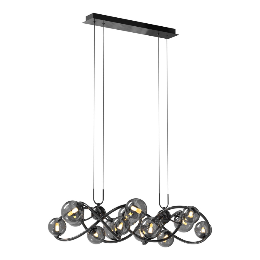 Wofi 7014-1405 - LED Chandelier on a string NANCY 14xG9/3,5W/230V black/shiny chrome