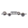 Wofi 7014-405W - LED Surface-mounted chandelier VILLA 4xG9/3W/230V black