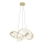 Wofi 7014-801 - LED Chandelier on a string NANCY 8xG9/3,5W/230V gold/white