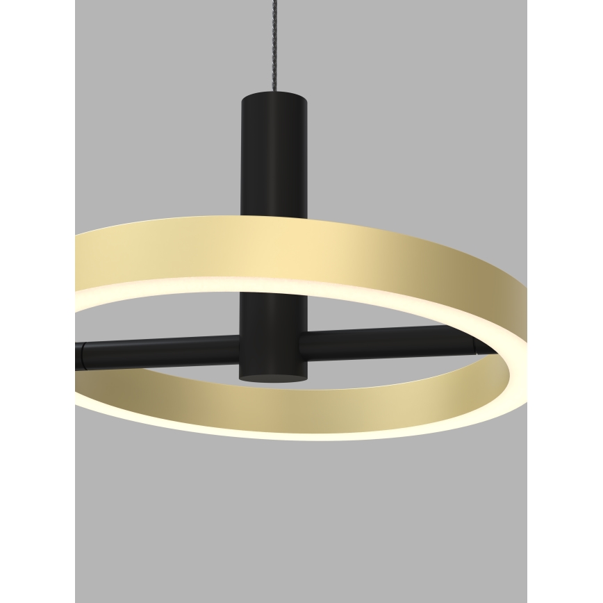 Wofi 7016-304 - LED Dimmable chandelier on a string BREST LED/26W/230V black/gold