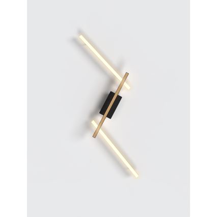 Wofi 7021-306 - LED Dimmable wall light RIMINI LED/40W/230V brown/black