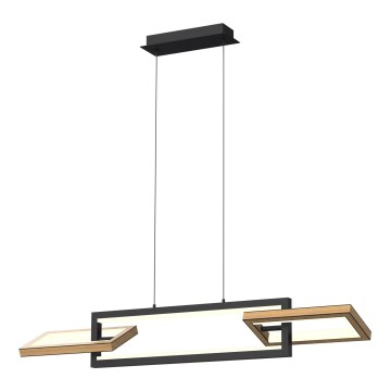 Wofi 7022-306- LED Dimmable chandelier on a string MATERA LED/30W/230V black/brown