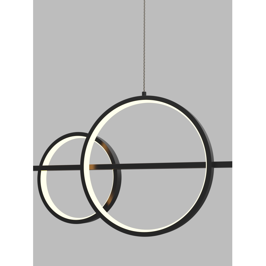 Wofi 7030-502 - LED Dimmable chandelier on a string MESSINA LED/40W/230V black