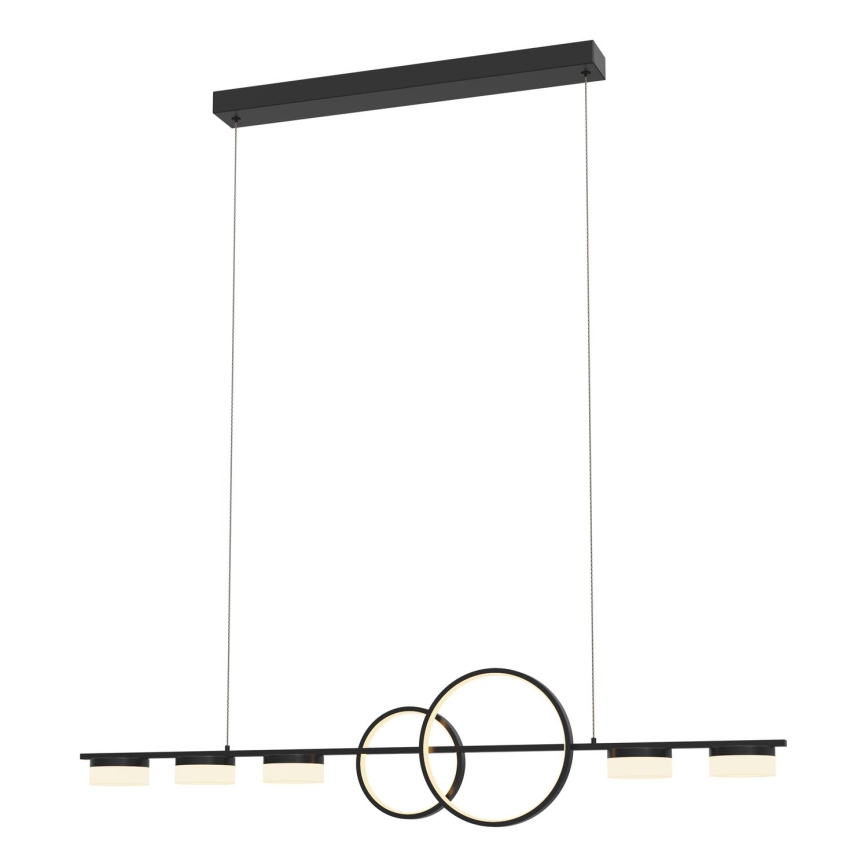 Wofi 7030-702 - LED Dimmable chandelier on a string MESSINA LED/57W/230V black
