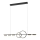 Wofi 7030-702 - LED Dimmable chandelier on a string MESSINA LED/57W/230V black