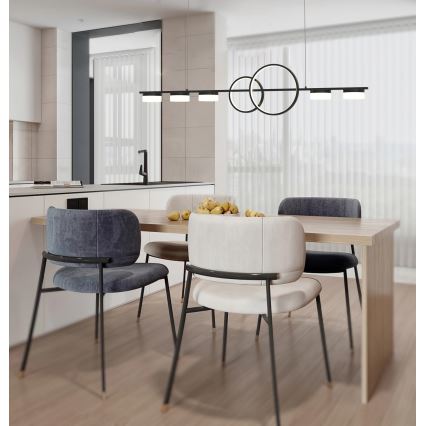 Wofi 7030-702 - LED Dimmable chandelier on a string MESSINA LED/57W/230V black