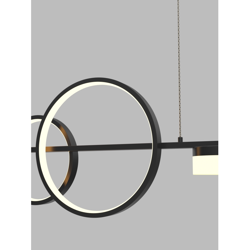 Wofi 7030-702 - LED Dimmable chandelier on a string MESSINA LED/57W/230V black