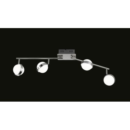 Wofi 7241.04.54.6000 - LED Dimmable spotlight MONDE 4xLED/6W/230V