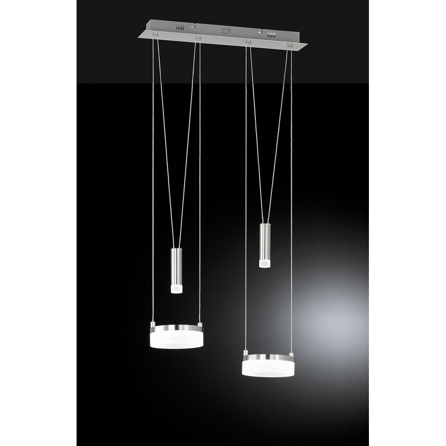 Wofi 7263.04.54.6000 - LED Dimmable chandelier on a string JETTE 2xLED/7,5W/230V + 2xLED/1W