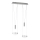 Wofi 7263.04.54.6000 - LED Dimmable chandelier on a string JETTE 2xLED/7,5W/230V + 2xLED/1W