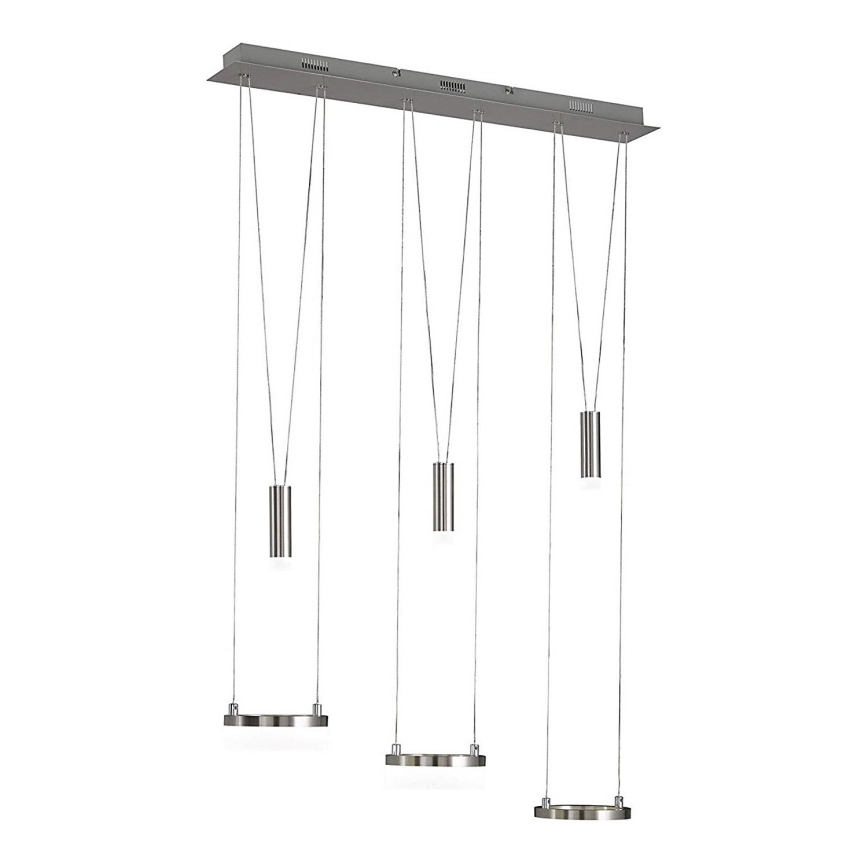 Wofi 7263.06.54.6000 - LED Dimmable chandelier on a string JETTE 3xLED/7,5W/230V + 3xLED/1W