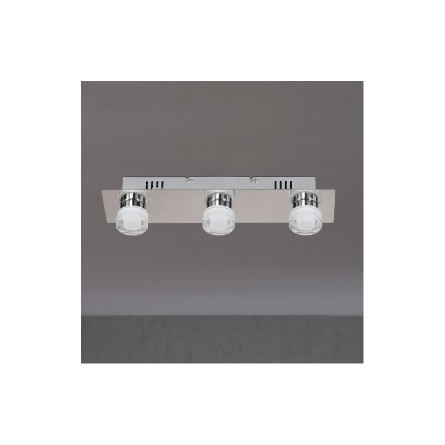 Wofi 7848.03.54.0044 -LED Bathroom ceiling light LORIENT 3xLED/4W/230V IP23