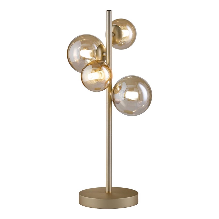 Wofi 8014.04.14.9000 - LED Table lamp VILLA 4xG9/3W/230V gold
