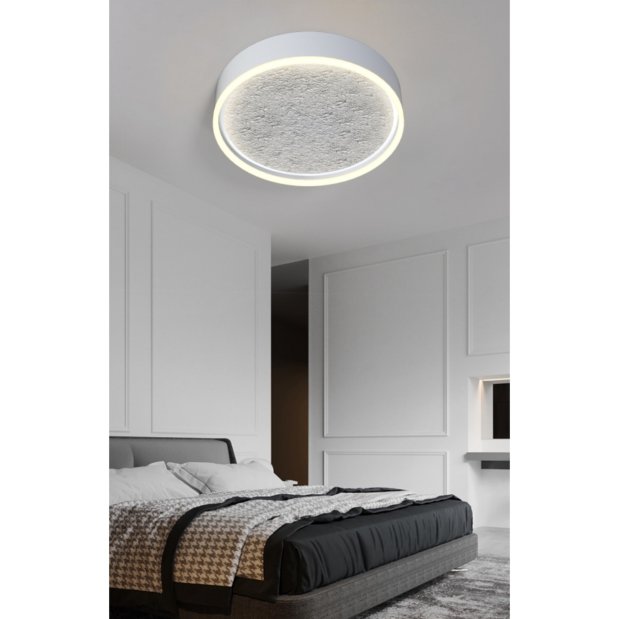 Wofi 9002-103M - LED Dimmable ceiling light BORDEAUX LED/37W/230V silver