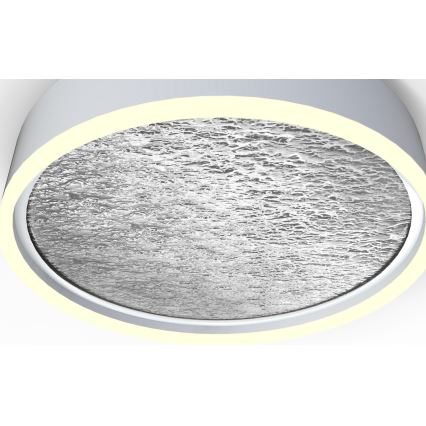 Wofi 9002-103M - LED Dimmable ceiling light BORDEAUX LED/37W/230V silver