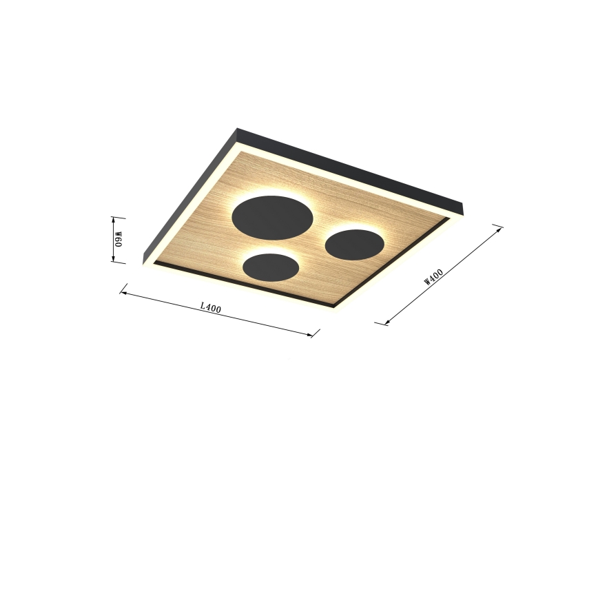 Wofi 9012-306S - LED Dimmable ceiling light DIJON LED/26W/230V