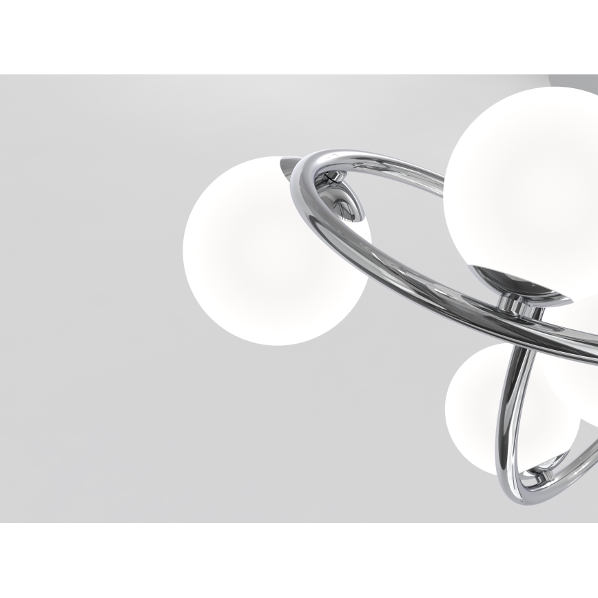 Wofi 9014-807 - LED Surface-mounted chandelier NANCY 8xG9/3,5W/230V shiny chrome