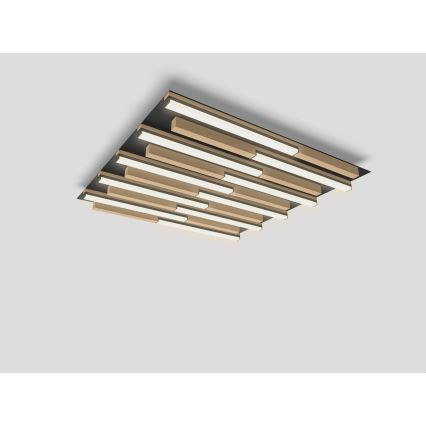 Wofi 9031-1006 - LED Dimmable ceiling light PALERMO LED/40W/230V rubber tree