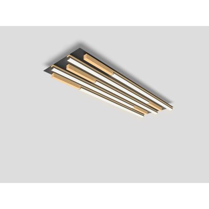 Wofi 9031-506L - LED Dimmable ceiling light PALERMO LED/57W/230V rubber tree