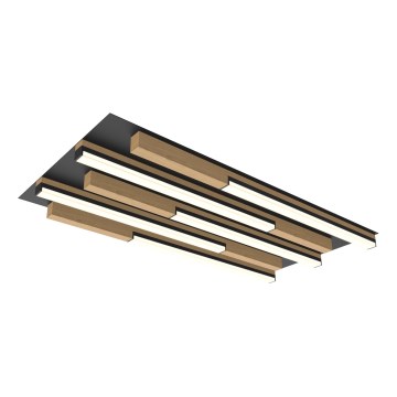 Wofi 9031-506S  - LED Dimmable ceiling light PALERMO LED/34W/230V rubber tree