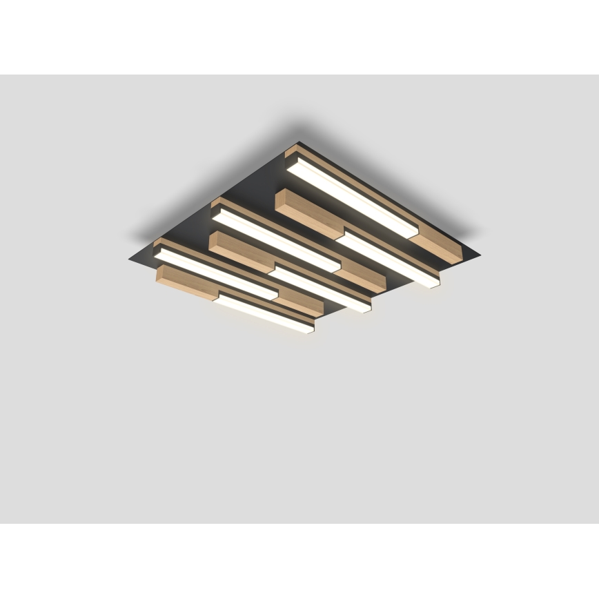 Wofi 9031-606 - LED Dimmable ceiling light PALERMO LED/26W/230V rubber tree