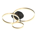 Wofi 9049-401 - LED Dimmable surface-mounted chandelier PERPIGNAN LED/51W/230V gold
