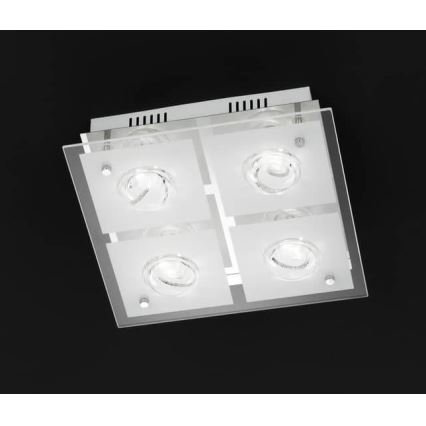 Wofi 9105.04.01.6300 - LED Ceiling light TYRA 4xLED/4W/230V